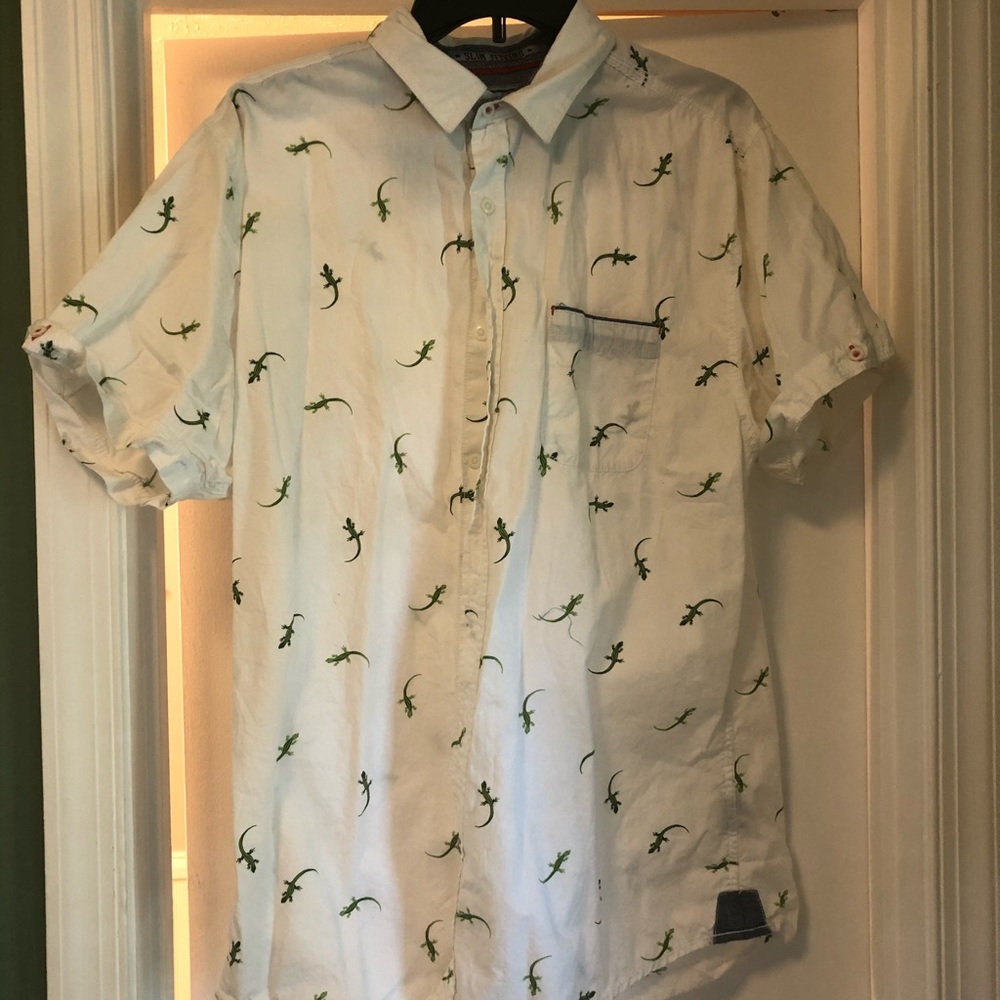 Lizard Button Down